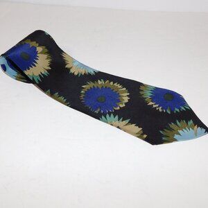 Mens Perry Ellis Portfolio Floral Silk Neck Tie